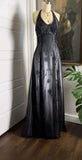 Vintage Fuchsia Chiffon Halter-neck A-Line Prom Dress Party Dress Evening Dress HZ1024