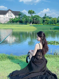 New Fashion Floral Design A-line Sleeveless Spaghetti Strap Puffy Dress HZ1024