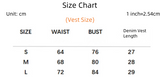Vintage Irregular Ruffled Skirt Design A-line Casual Sleeveless Denim Vest A Two-piece Dress HZ1024