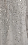 Gorgeous White Glittering Sequin Beaded Sweetheart A-Line Long Prom Dress Party Dress Evening Dress HZ1024