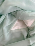 Gorgeous Shiny Beaded Spaghetti Strap Ruffles Chiffon Mermaid Prom Dress Evening Dress HZ1024
