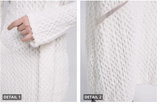 New Fashion White Sweater Style Long-sleeved Dress HZ1024