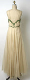 Champagne A-line spaghetti strap tulle 3D strawberry ball gown HZ1024