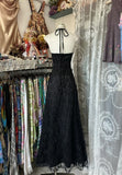 Charming Black Halter V Neck Ball Gown Evening Dress HZ1024