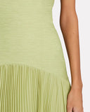 Simple Green Off Shoulder Sleeveless Mermaid Formal Prom Dress Evening Gown HZ1024