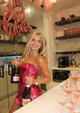 Gorgeous Bright Pink Strapless Bodycon Mini Party Dress Prom Dress HZ1024