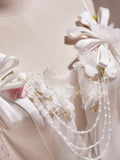 White Spaghetti Strap Satin Short Prom Dress, White V-Neck Evening Party Dress HZ1024